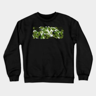 Matcha Maniac Green Tea Leaves Crewneck Sweatshirt